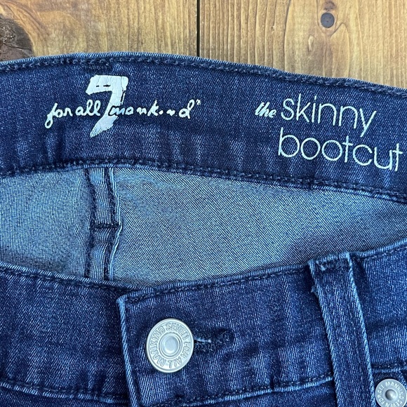 for all mankind size 27 the skinny bootcut dark wash - Picture 8 of 8